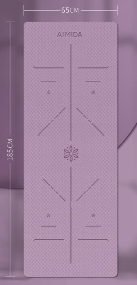 厚手両面使える幅広ヨガマット