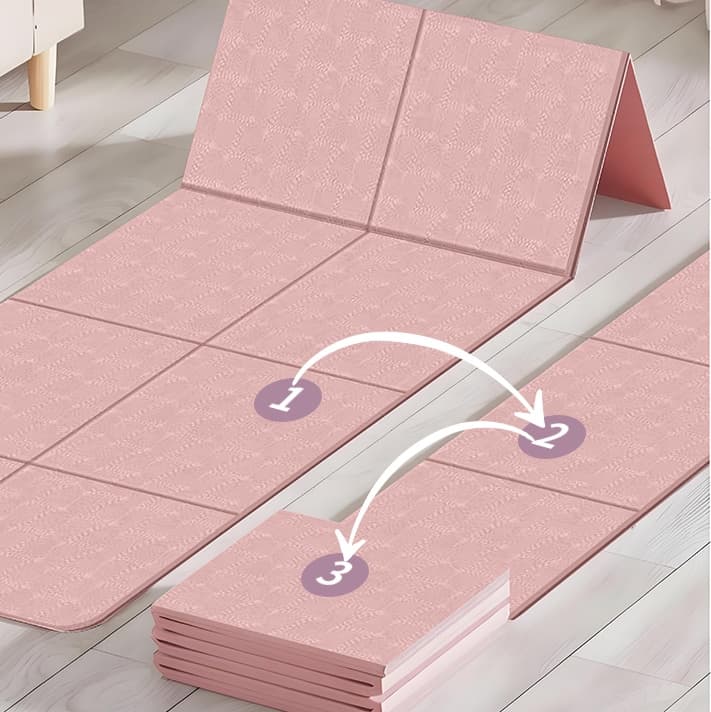 抗菌防臭折りたたみヨガマット