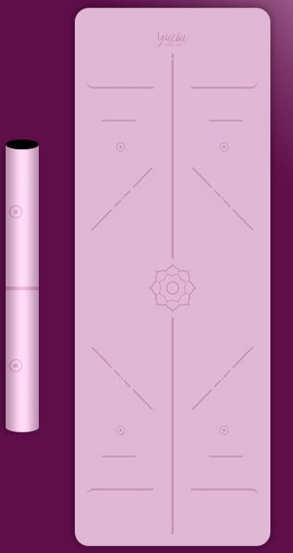 携帯しやすい折りたたみ式厚手ヨガマット