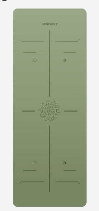 ヨガマット 極上クッション 姿勢ガイド付き 厚手ヨガマット