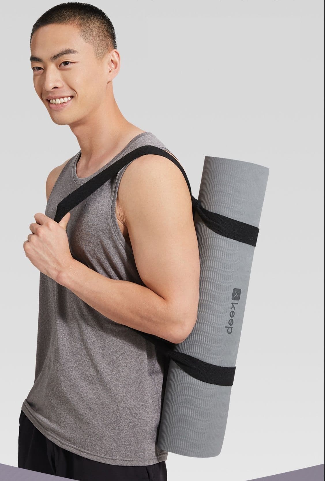 ヨガマット 耐久一体成型筋トレヨガマット